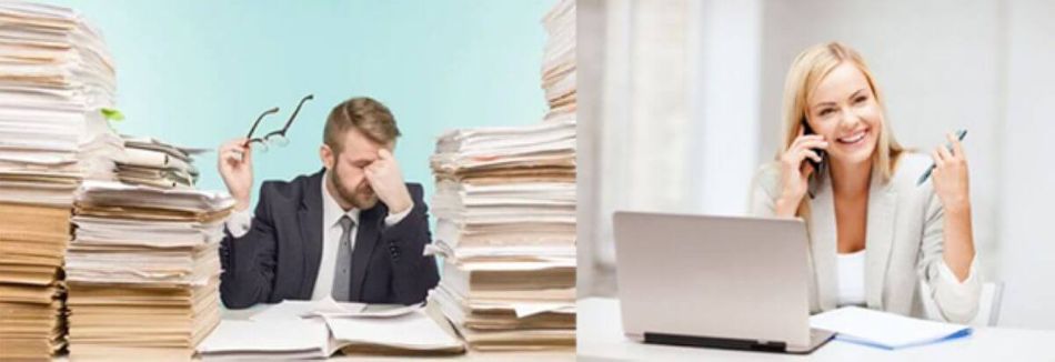 Overwhelmed with accounting paperwork vs using accounting software for beginners